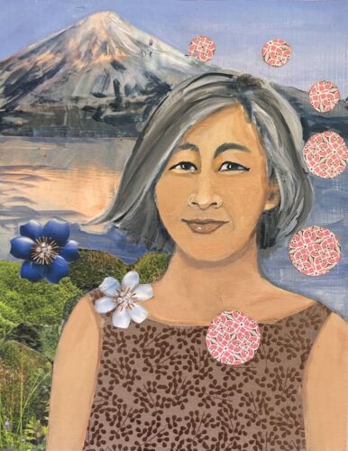 portrait of a Japanese woman