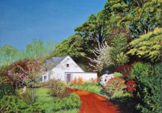 Scottish landscape by artist Rhia Janta-Cooper