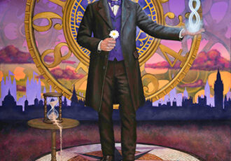 fantasy painting of Father Time