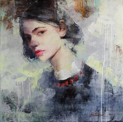 ethereal portrait of a young woman