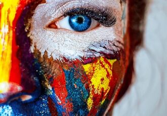 painted face