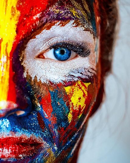 painted face