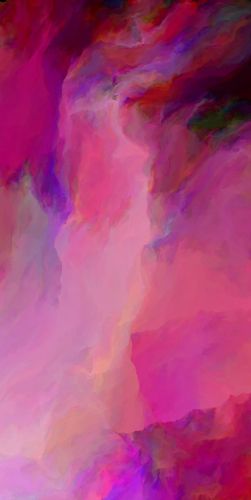 abstract digital artwork in shades of pink 