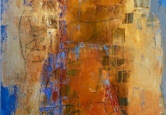oil and cold wax painting abstract art