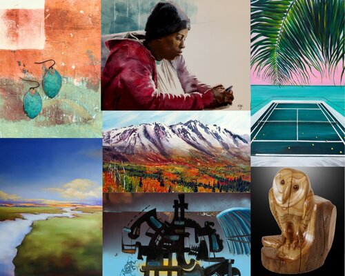 collage of featured artists
