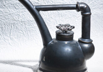whimsical sculptural teapot by artist Robert Snyder