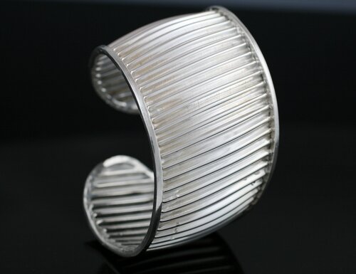 handmade sterling silver cuff bracelet