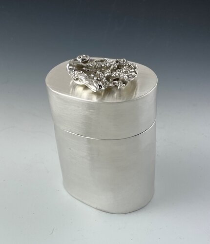 sterling silver handmade container