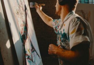 artist at the easel