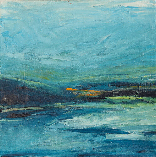 abstract realist landscape by Kajal Zaveri