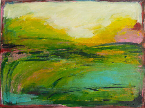contemporary acrylic landscape painting