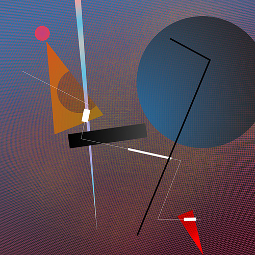 abstract digital artwork from musical structure