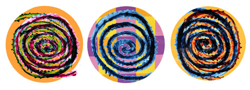 artwork spiral forms