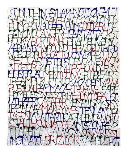 artwork ink on handmade paper