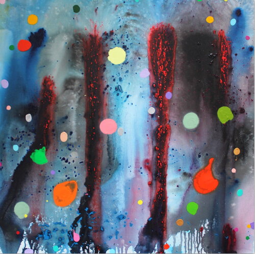 boldly painting abstract art