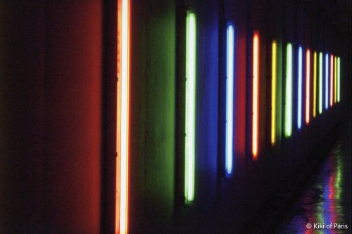 abstract photo of colored lights