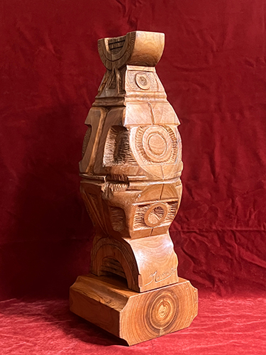 carved wood sculpture