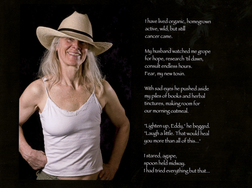 photo of a cowgirl and poem