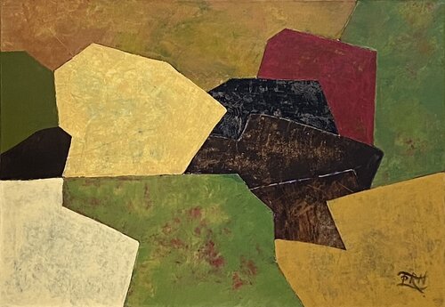 colorful acrylic painting abstract