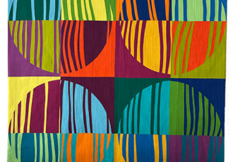 abstract colorful quilt