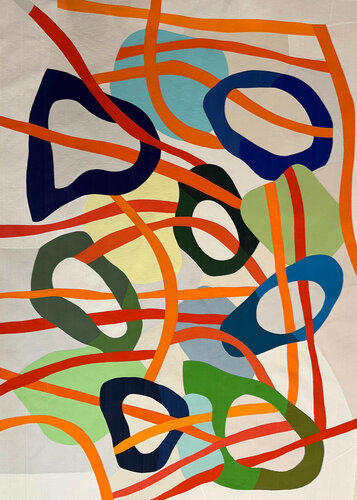 geometric design abstract quilt