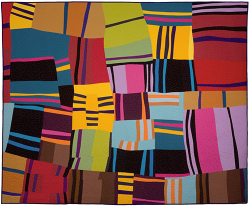 bold abstract quilt