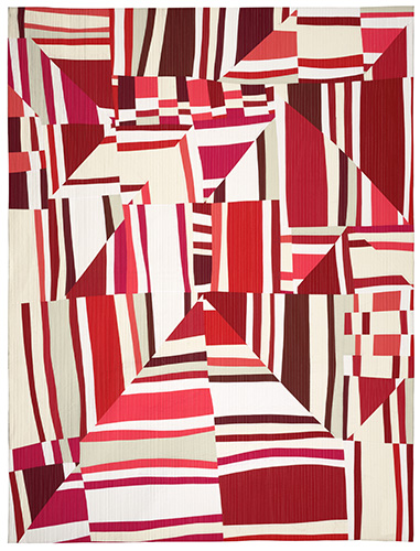 abstract geometric quilt
