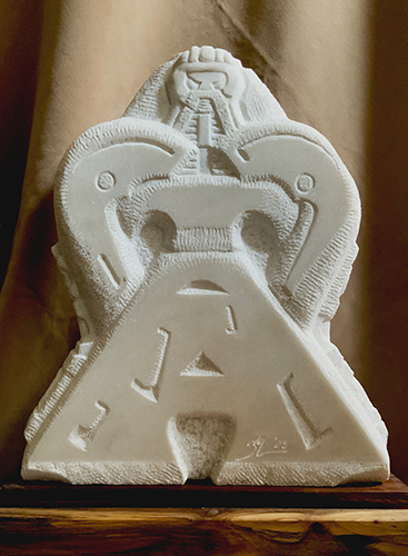 sculpted marble art