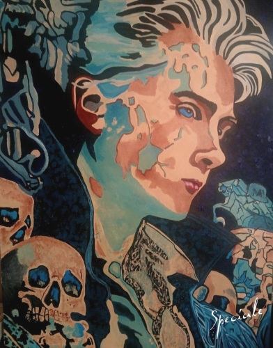 acrylic version of Dorian Gray
