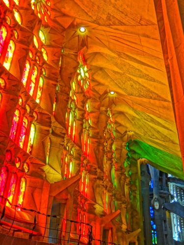 colorful photo church interior