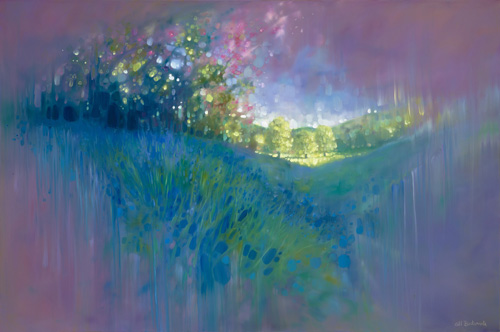 colorful landscape ethereal sunrise