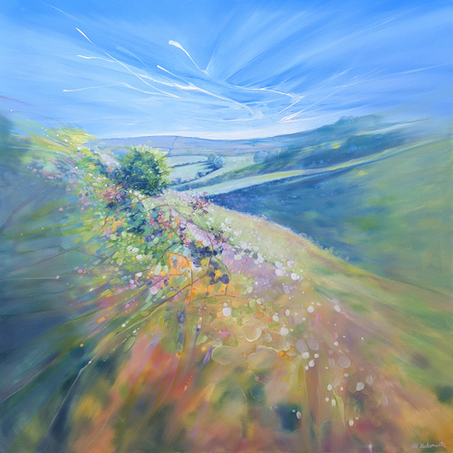 ethereal landscape painting